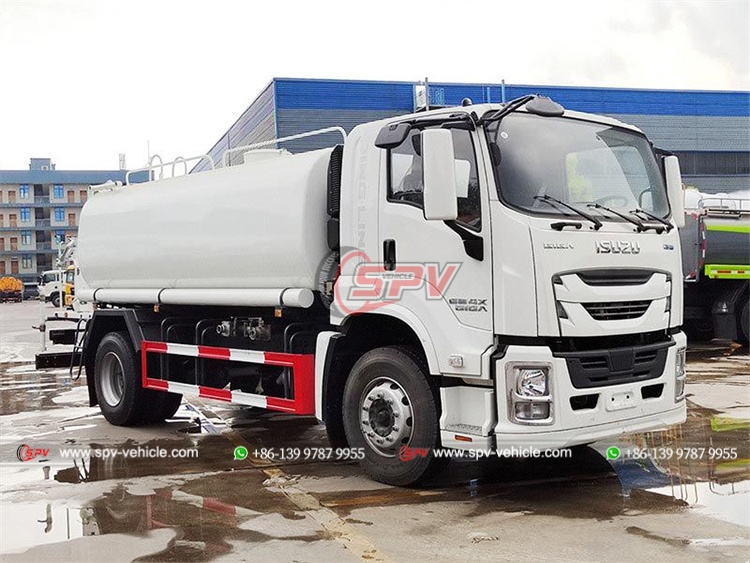 ISUZU Dust Suppression Spaying Truck - Front Right Side